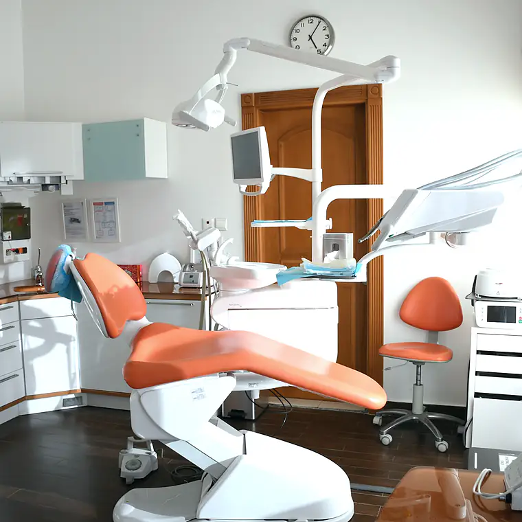 Treatment room prepared for the next patient